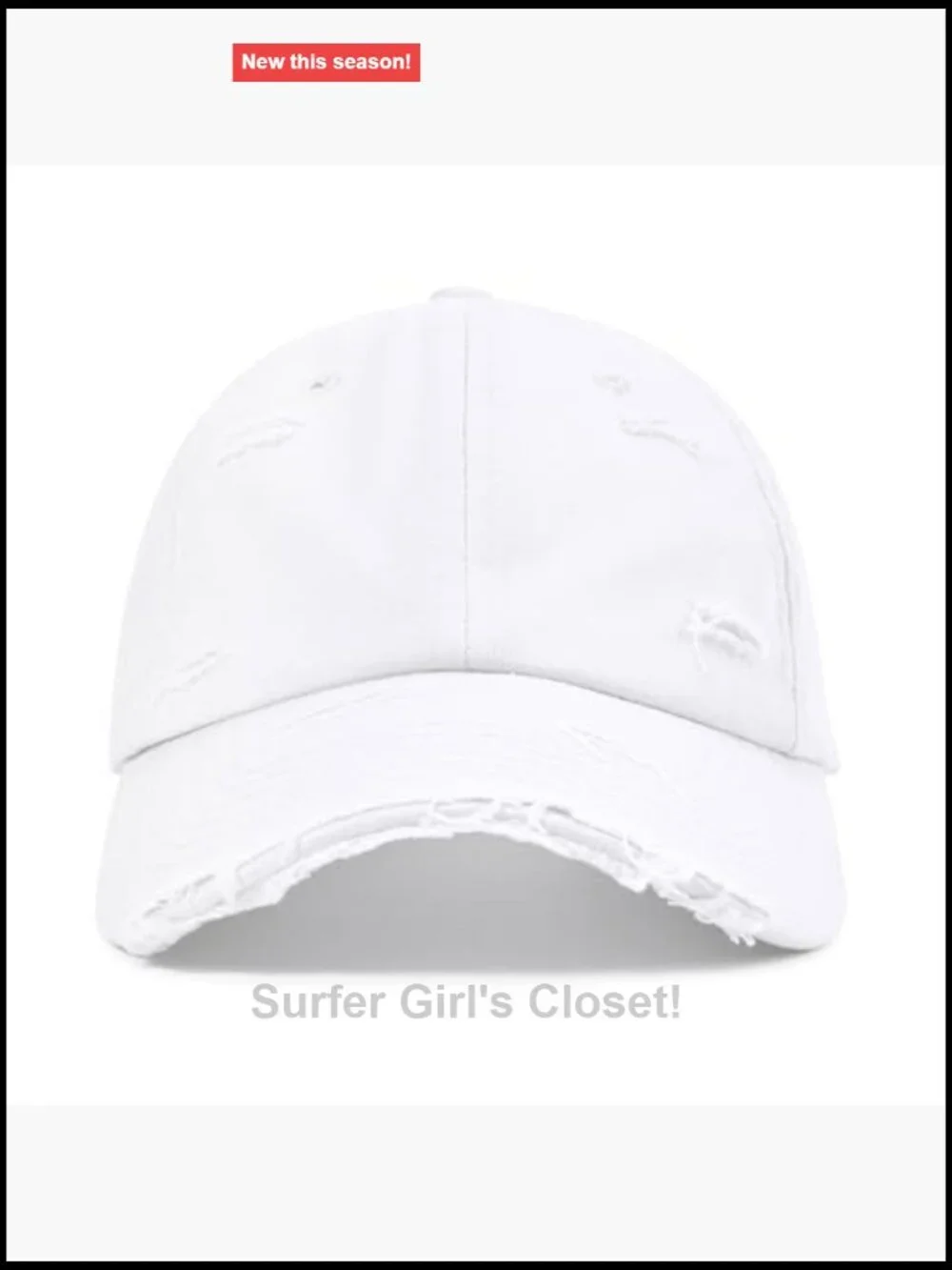 Distressed Cotton Dad Baseball Cap Adjustable Sun Protection Outdoor